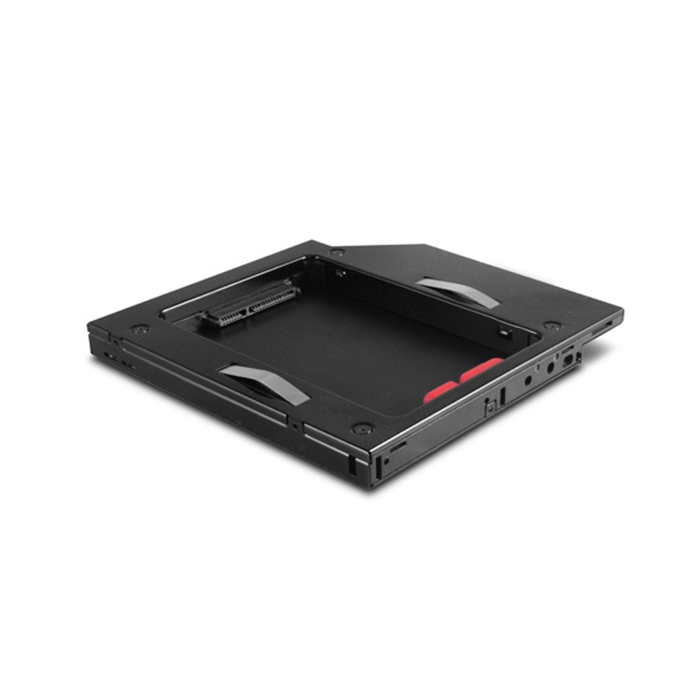 Vantec SSD/HDD Aluminum Caddy for 12.7mm ODD Laptop Drive Bay (MRK-HC127A-BK)