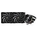 Thermalright Frozen Edge 240 Black AIO Water Cooler,Liquid CPU Cooler, 2×120mm PWM Fans Water Cooling System,2150RPM High Speed Fan,Compatible