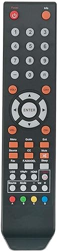 ezControl Replaced Sceptre 8142026670003C Remote Compatible with Sceptre TVs E165BV E168BV E205BV E325BV E328BV X325BV X405BV X505BV U505CV U508CV