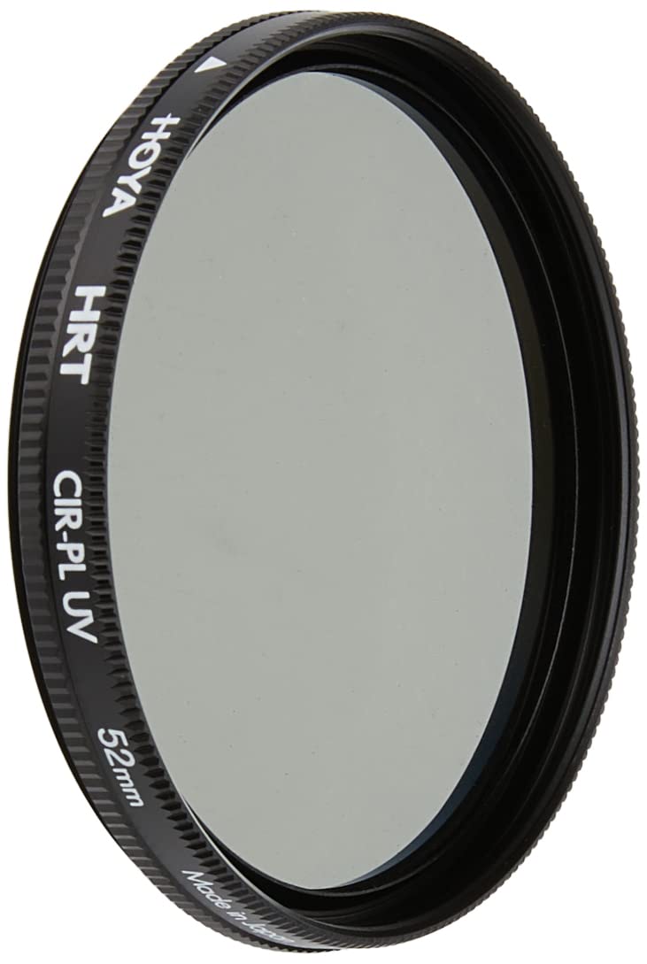 Hoya Circular Polarizer Filter (HRT CIR-PL UV) - 52mm Polarizing Filter with UV Absorbing Glass, High-Rate Transparency Film for Camera Lens