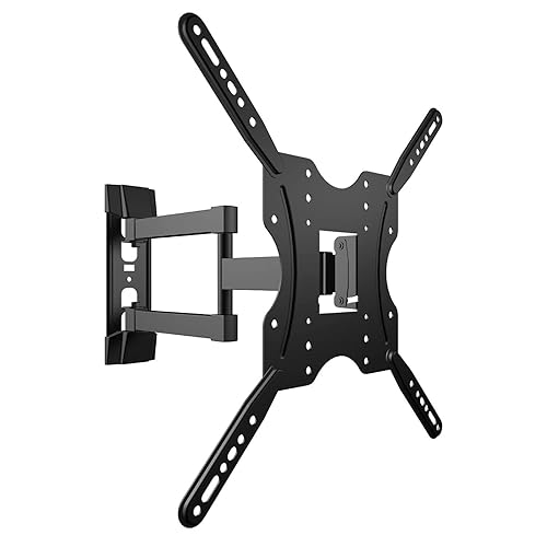 ProMounts Articulating/Full Motion TV Wall Mount for Most 23-60 Inch Curved, Flat Screen, LED, LCD, OLED, Plasma TVs, Holds up to 88 lbs. Max VESA