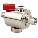 Come-buy SMA Lightning Arrestor Surge Protector with SMA Male to Female Connector 0-6GHz, Replaceable Gas Tube Element, 90V