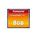 Transcend CF133 CompactFlash Memory Card 8GB, Up to 30MB/s, DSLRs Camera Card, MLC NAND Flash, ECC, Support Ultra DMA transfer mode 4 - TS8GCF133