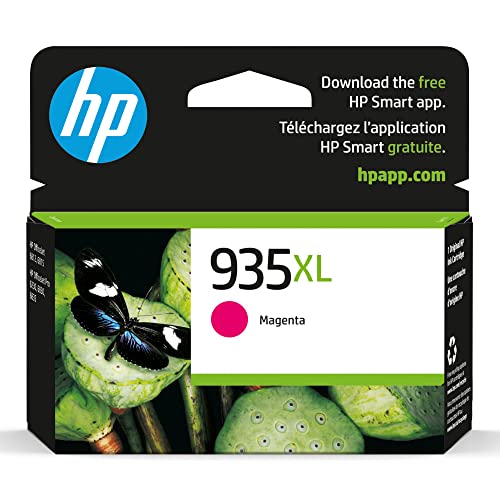 HP 935XL Magenta High-Yield Ink Cartridge | Works OfficeJet 6810; OfficeJet Pro 6230, 6830 Series | C2P25AN