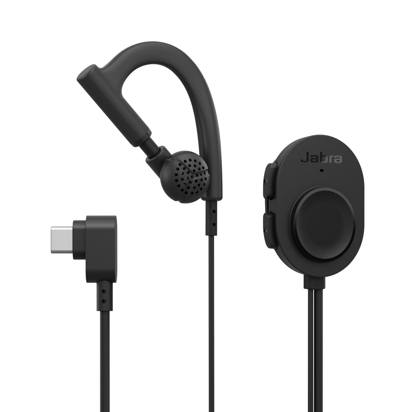 Jabra Perform 10 Wired PTT Earpiece with in-Line Clip-On Noise-Cancelling Microphone, Android Devices Only, Works with Walkie Talkie app in Microsoft
