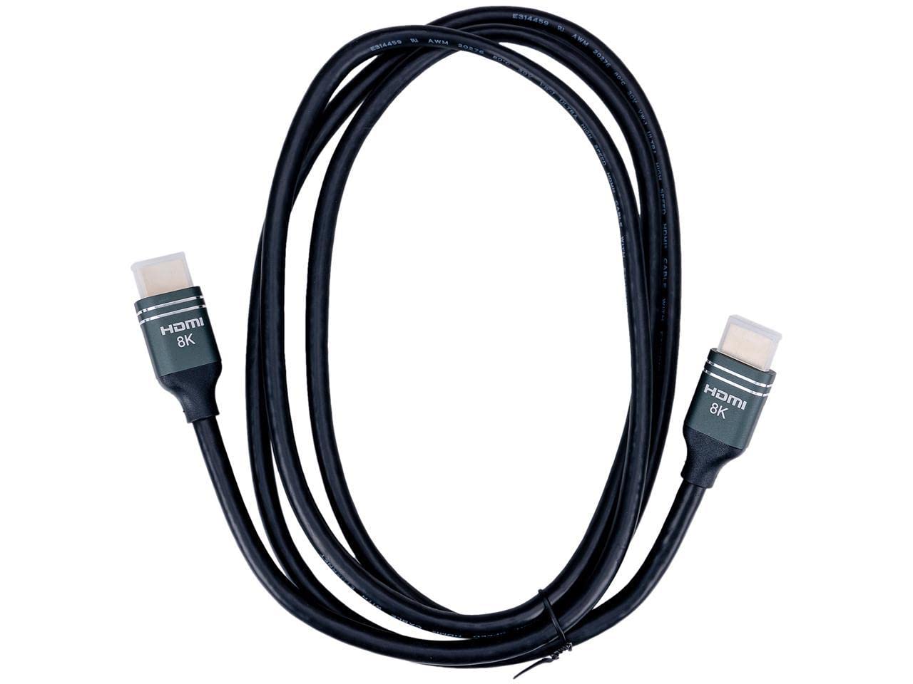 Nippon Labs 8K HDMI Cable 6ft. HDMI 2.1 Cable Real 8K, High Speed 48Gbps 8K(7680x4320)@60Hz, 4K@120Hz Dolby Vision, HDCP 2.2, 4:4:4 HDR, eARC