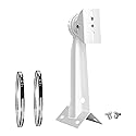 GledeYeTec 260mm/10.2" CCTV Security Camera Corner Pole Wall Mounting Bracket for Dahua Bullet and PTZ Cameras Surveillance Camera with 2 Loops