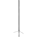 Tram 1477-B Pre-Tuned 144MHz-148MHz VHF/430MHz-460MHz UHF Amateur Dual-Band Base Antenna, Black Fiberglass, 43" Tall