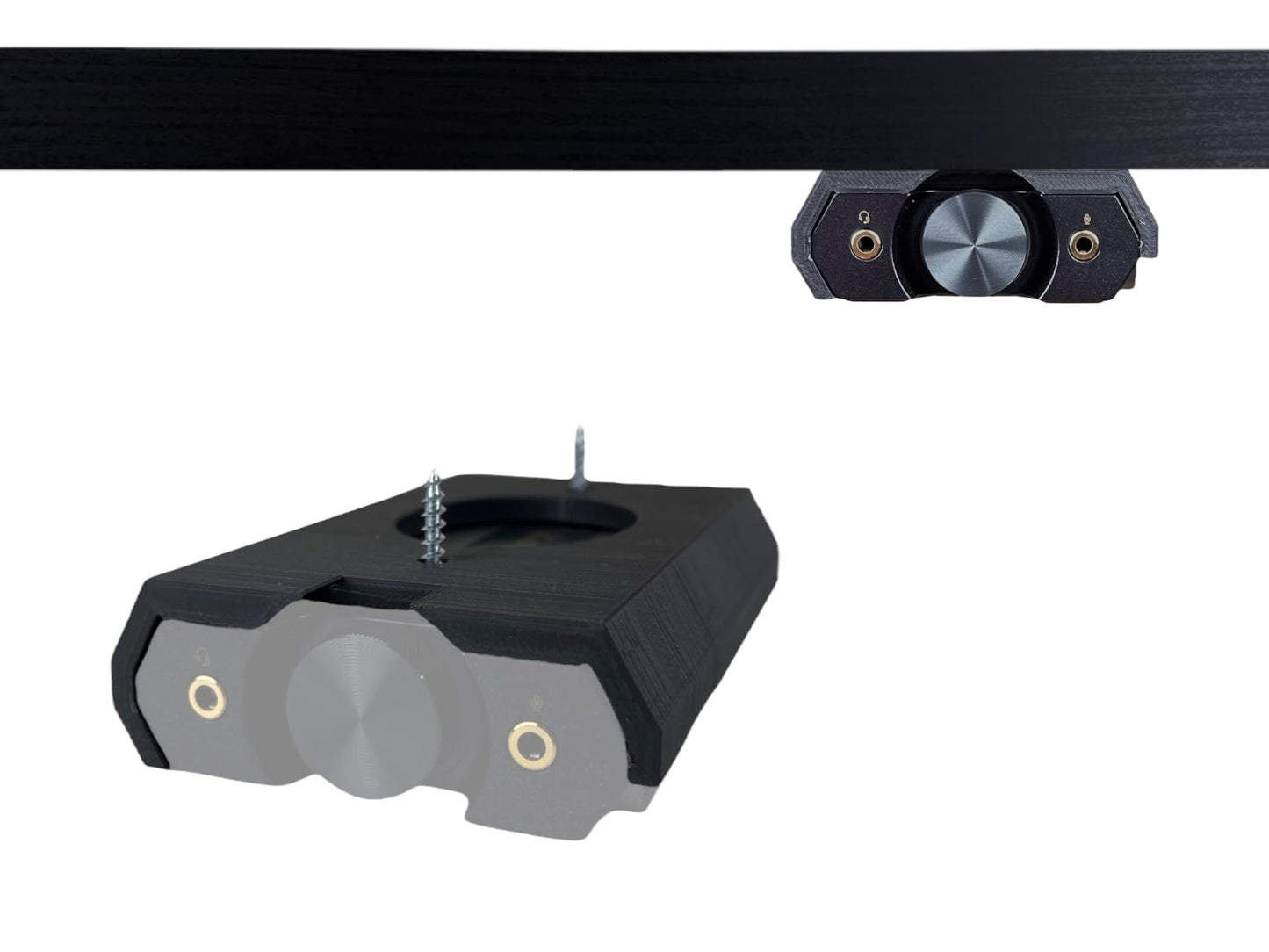 Iron Prints Desk Mount Kit for Soundblaster G5 & G6 - Under Desk Brackets with Secure Fit - Mounting Accessories for Gaming and Audio Setup