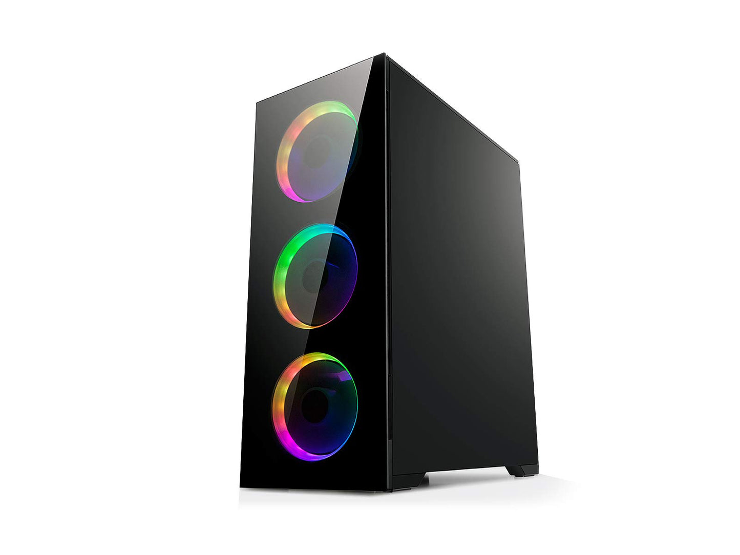Bgears b-Voguish-RGB Gaming PC ATX case, Include: 6 x 120mm ARGB Fans, 1 x 10 Fans Controller, 1 x Remote Controller, USB3.0, Support up to EATX