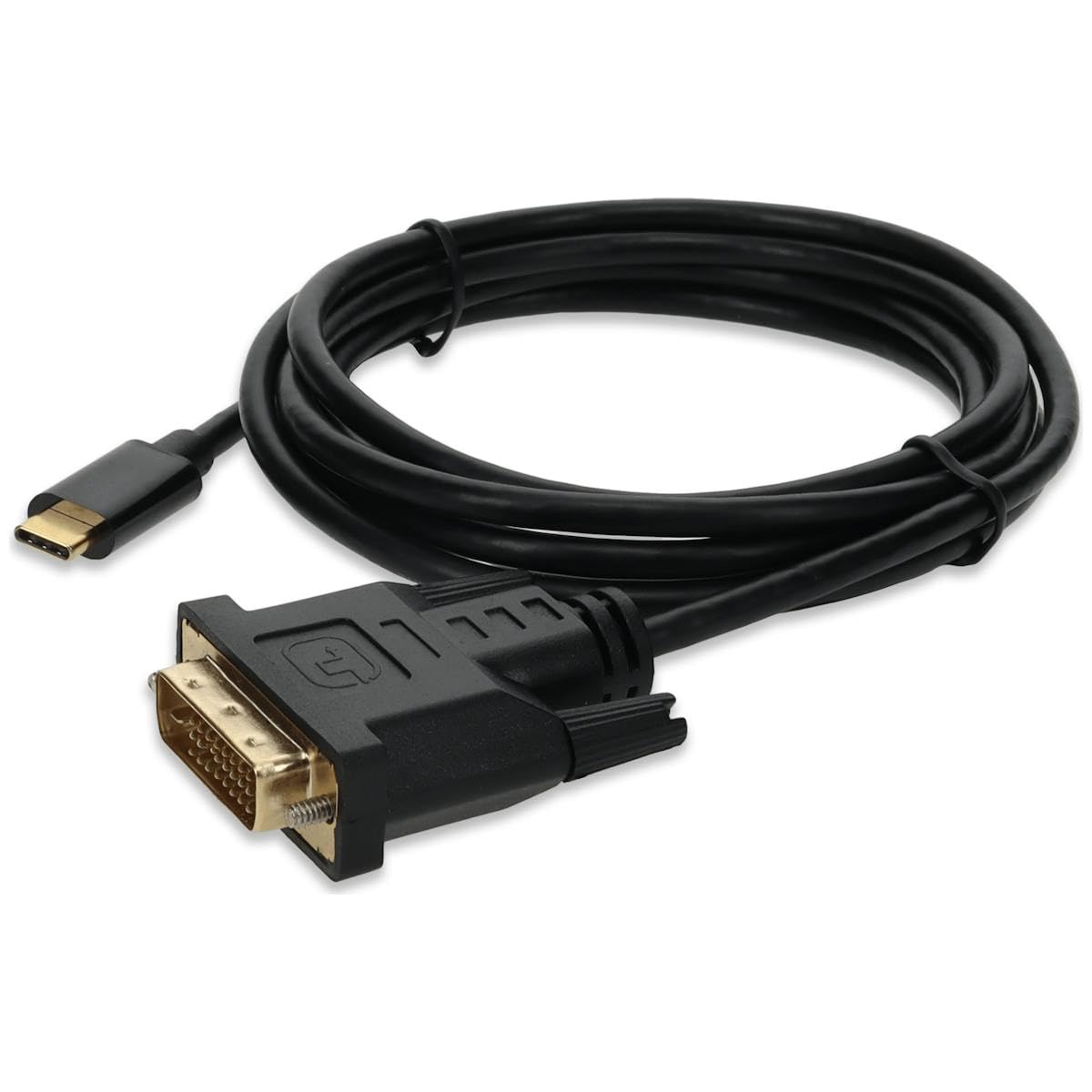 6FT USB TO DVI-D M/M BLACK ADAPTER CBL
