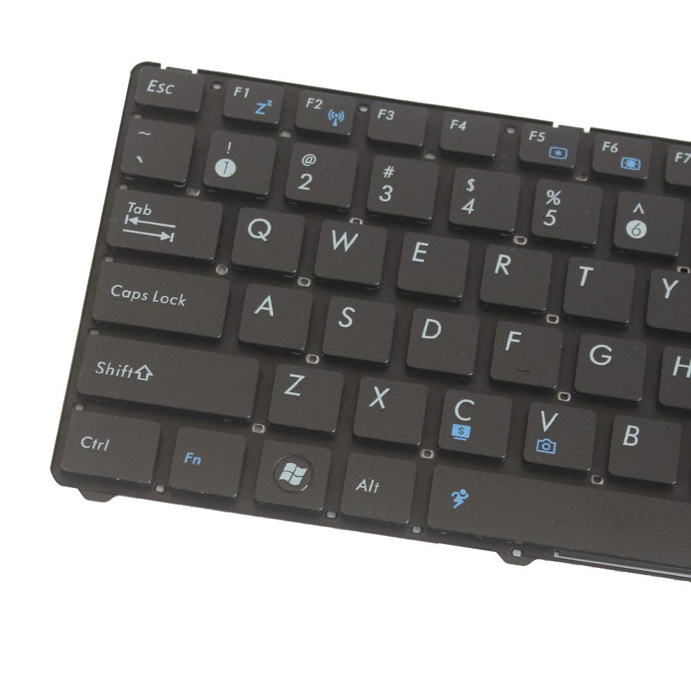 Laptop Replacement Keyboard Fit Asus Eee PC 1225B 1225C 1215N 1215P 1215T US Lyaout