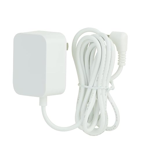 LEFXMOPHY SM24RX Power Cord, AW007WR-0500070UV AC Adapter Replacement for ANMEATE SM935E / SM24RX / SM24TX SM24 Baby Monitor Camera Charger (White)