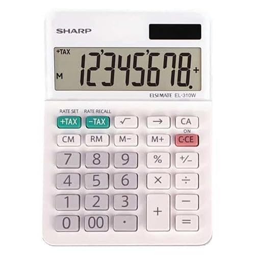 Sharp Calculators Sharp EL-310WB 8 Digit Professional Mini-Desktop Calculator