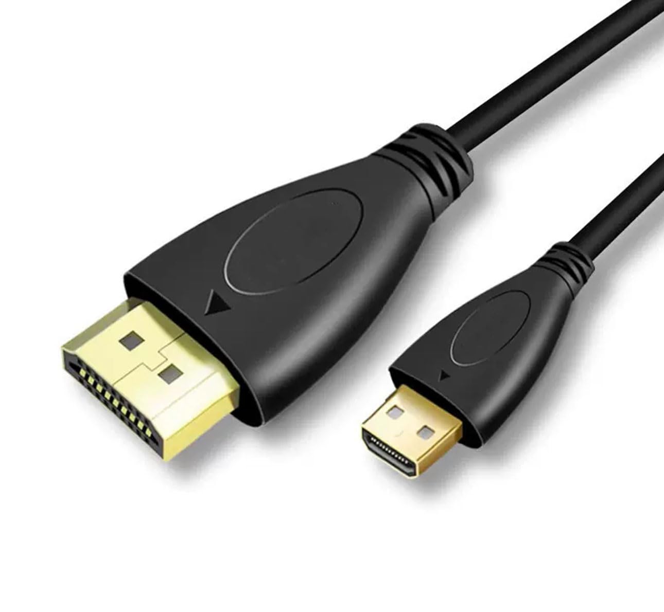 CAMKOO 4K Micro HDMI to HDMI Cable 3.3FT 2 Pack, HDMI 2.0 Cable, Support High Speed 4K@60Hz 2160p 1080p 18gbps 3D HDR for Camera, Camcorder