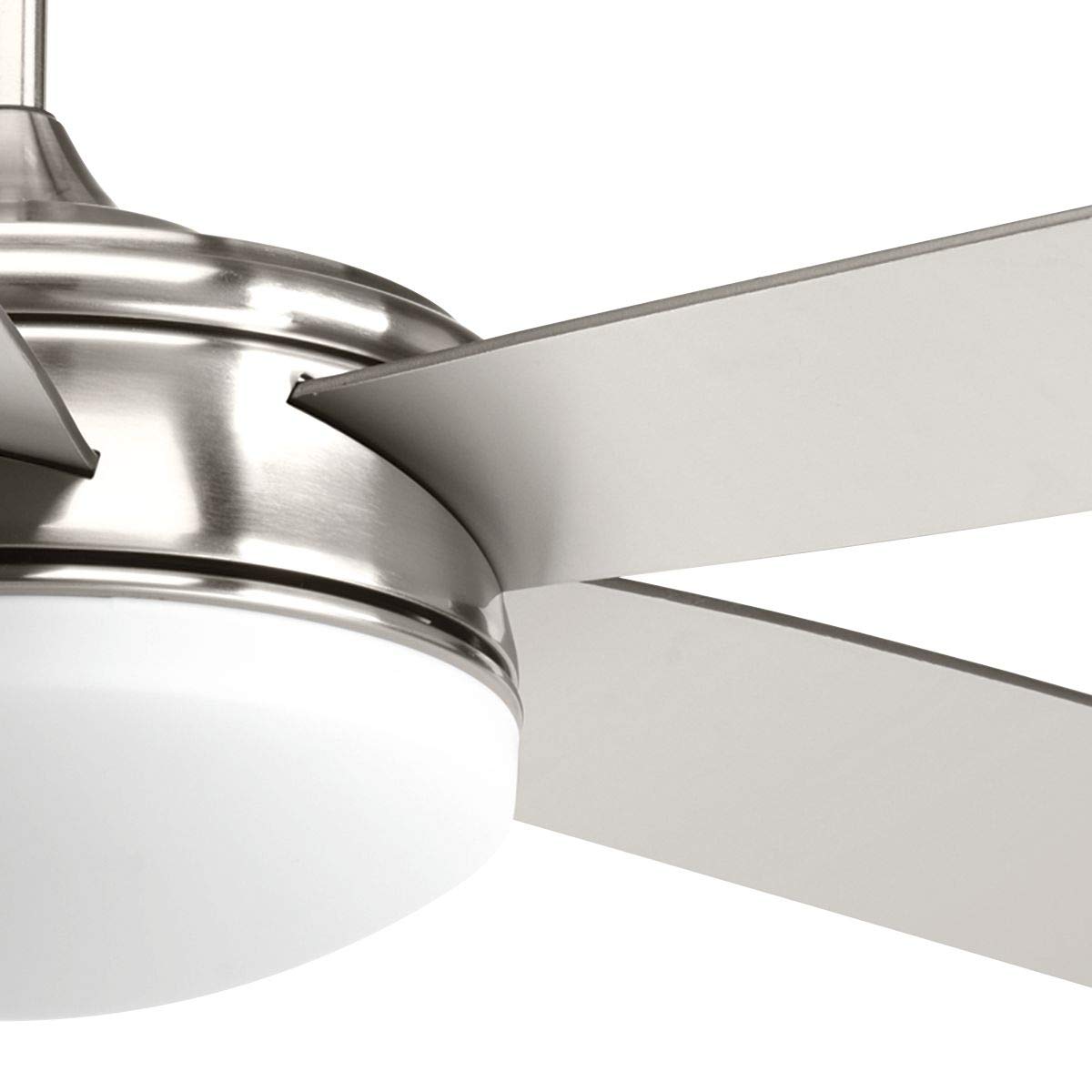 Progress Lighting Model P2548-0930K Fresno Collection 60 Inch LED Indoor Brushed Nickel Coastal Ceiling Fan with Light Kit and Remote