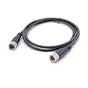 Elecbee M12 Connector 5 Pin A-Code Female to Female Double Ended Cable 1M/3.3ft