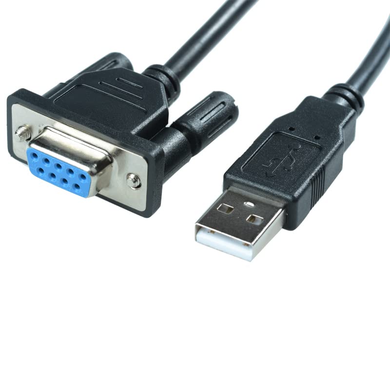 Washinglee USB Programming Cable for Allen Bradley PLC ControlLogix Series, for USB-1756-CP3 Replacement, 6 FT, Black