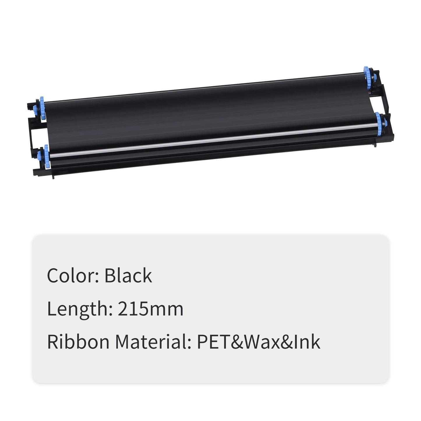 LANRU Thermal Ribbon 2 Rolls Thermal Transfer Ribbon with RFID Funtion for MT800 Portable A4 Thermal Transfer Printer