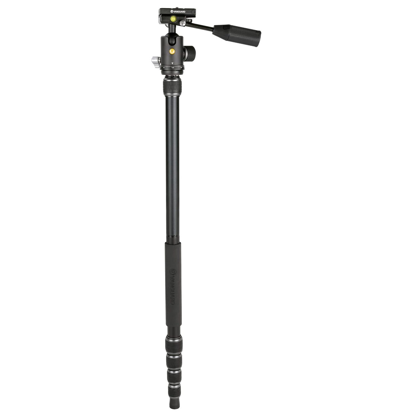 Vanguard VEO3T235ABP Aluminum Travel Tripod with Ball Head, Removeable Pan Handle, and Quick Shoe with Built-in Smartphone Holder