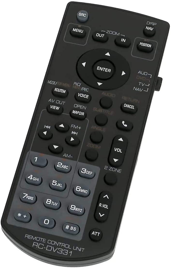 Replacement Remote Control for Kenwood Stereo Radio DMX709S DMX9707S DDX418 DDX419 DDX514 DDX896 KVT-516 DNX6160 DDX5607S DDX5707S DMX4707S DMX907S