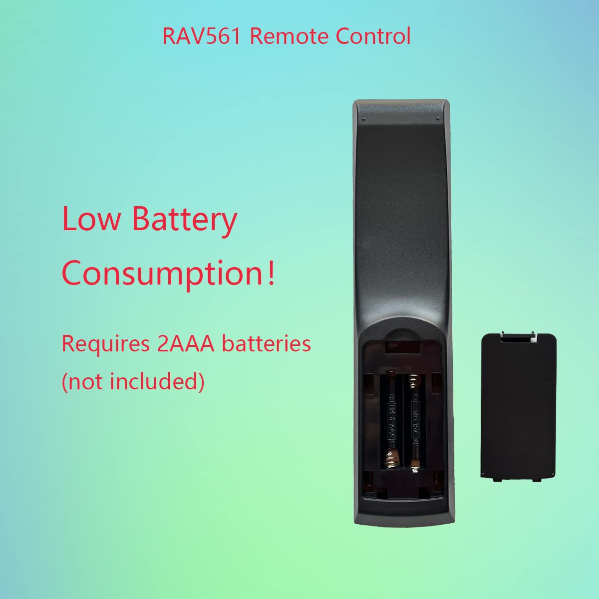 GHUST RAV561 ZZ43210 Replacement Remote Control Universal for Yamaha RX-V385 HTR-3072 YHT-4950U RAV552 ZW44660 HTR-2071 RX-V283 RAV531 RAV532 RAV533
