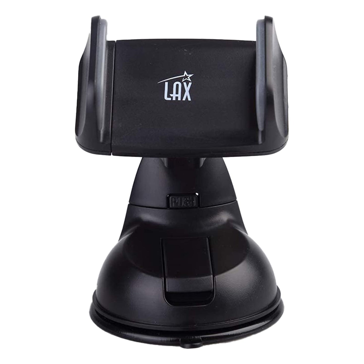 LAX Gadgets Premium Phone Car Mount - Strong Suction Cup Movable Jaws- Car Mount with Powerful Suction Cup for Windshield or Dashboard for All