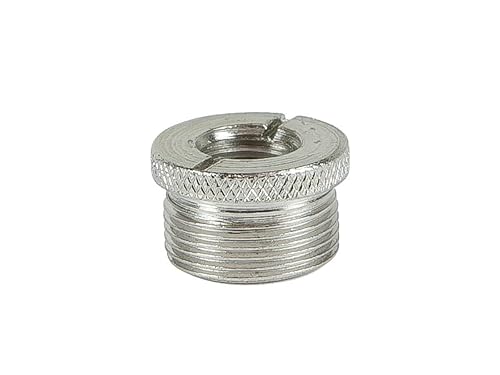 Monoprice 602000 Screw Thread Adapter for Microphone Stand (5/8 Male to 3/8 Female), Silver