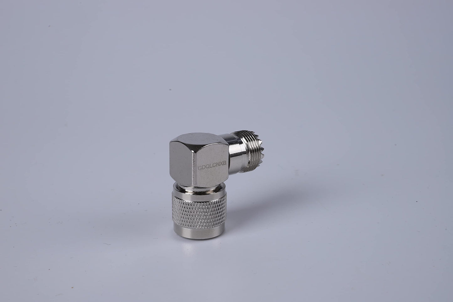 GDQLCNXB UHF PL259 Male to SO239 Female RF Coax Coaxial Connector Adapter Right Angle 90° Low Loss for CB Ham Radio Antenna, Coaxial Cable 1Pcs