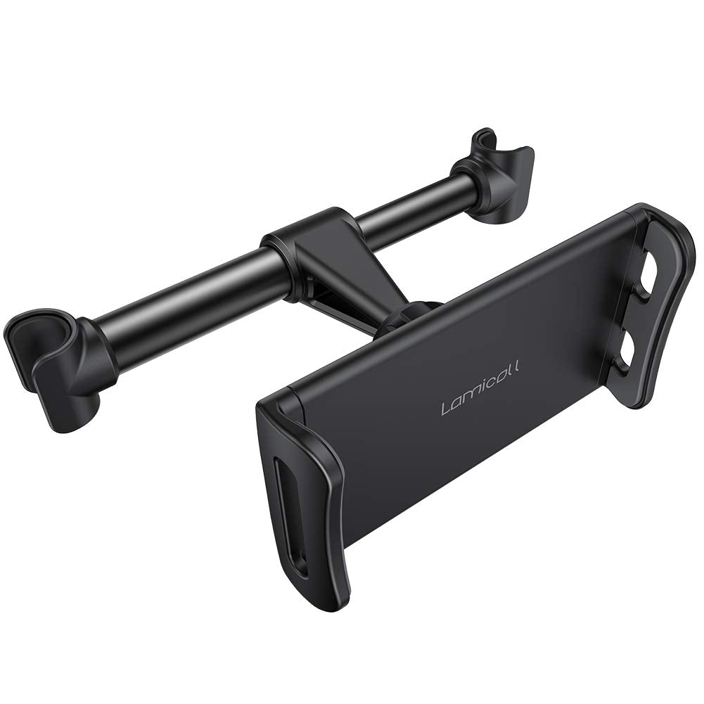 Lamicall Car Headrest Mount, Tablet Headrest Holder - Stand Cradle Compatible with iPad Pro Air Mini, Galaxy Tabs, Other 4.7-10.5" Cellphones