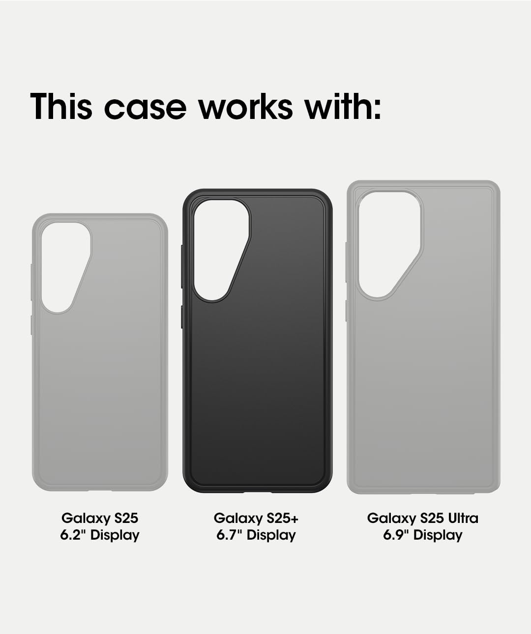 OtterBox Samsung Galaxy S25+ Defender Series XT Clear Magnet Case - Denver Dusk Purple