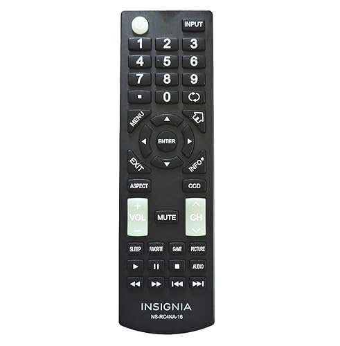 New Insignia Ns-rc4na-16 Tv Remote for Ns-28dd220mx16 Ns-50d420mx16 Ns-50d420na16 Ns-39d220na16 Ns-39d220mx16 Ns-43d420na16 Ns-43d420mx16