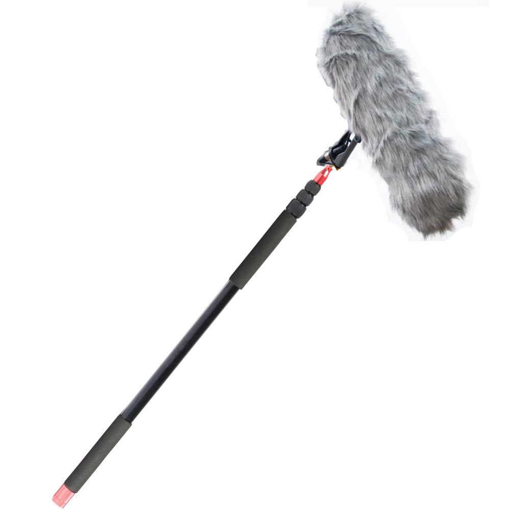Nicama 11.5 ft Professional Handheld Boom pole for Shotgun Microphones,Lightweight, Easy Twist Locks,Padded Handle