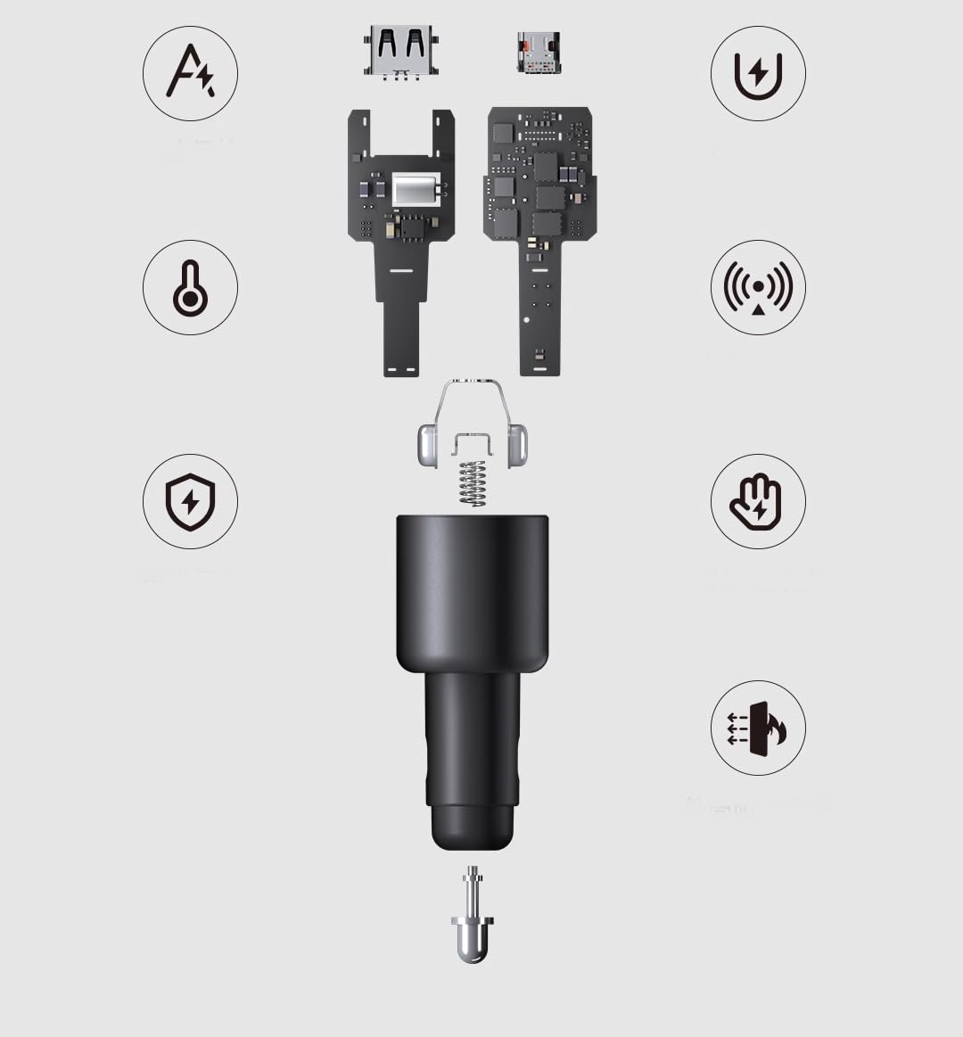 Official Original100W Car Charger for xiaomi Super Fast Car Charger PPS/PD&QC3.0