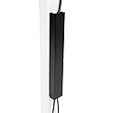 VIVO Steel Magnetic 14 inch Cable Management Channel for Under Desk Leg, No Drill Cord Organizer for Home Office, Black, DESK-AC01-1MB