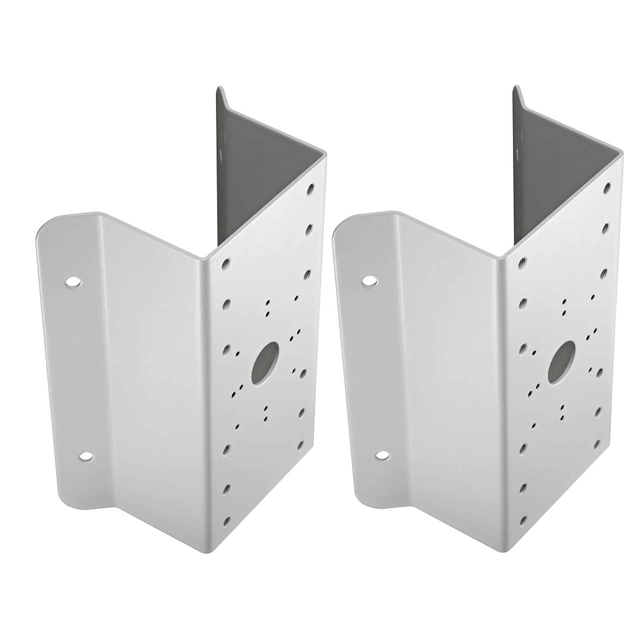 Kenuco cm DS-1276ZJ Universal Corner Bracket Most Hik-compatible Wall Mounts Cameras (White 2-pk)
