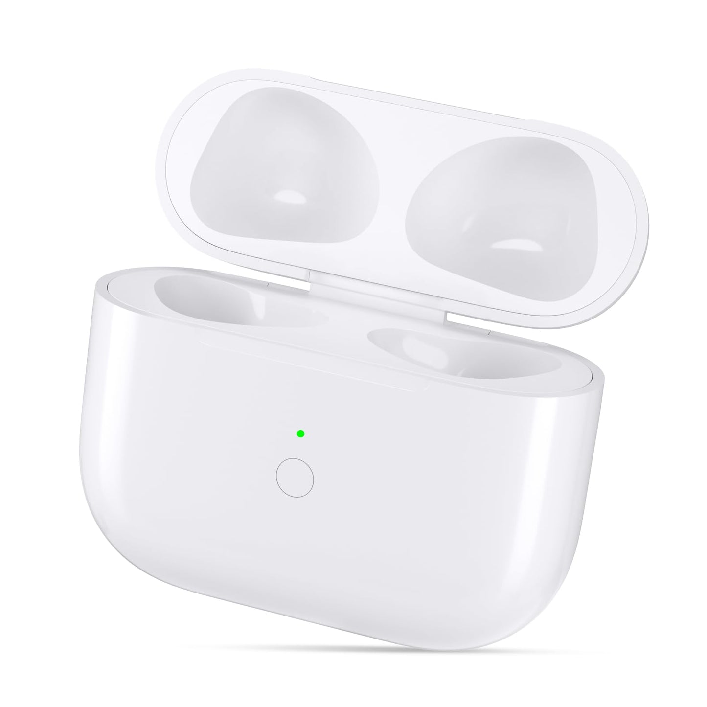 Replacement Charging Case Compatible with AirPods Pro 3 Generation, 450mAh Wireless Charger Case with Bluetooth Pairing Sync Button, 15-Min Fast