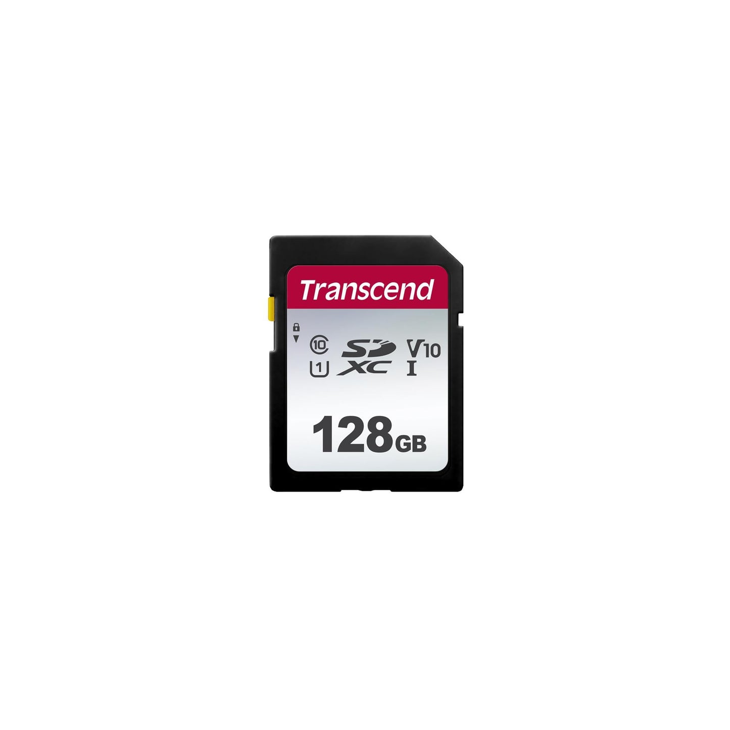Transcend SDC300S 128GB SDXC SD Card, Compatible with DSLR Cameras/ Digital Cameras / Trail Cameras / Camcorder, Up to 100MB/s, UHS-I U1 V10, Full HD