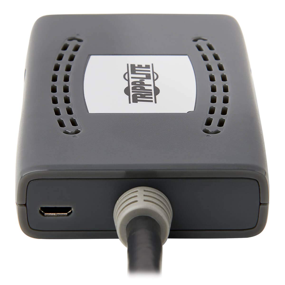 Tripp Lite HDMI Splitter, 2 Port with Built-in Cable USB Powered HDMI Splitter, 4K @ 60 Hz, 4:4:4, Multi-Resolution Support, HDR, HDCP 2.2, TAA
