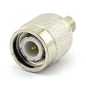 DGZZI 2-Pack TNC Male to SMA Female RF Coaxial Adapter TNC to SMA Coax Jack Connector