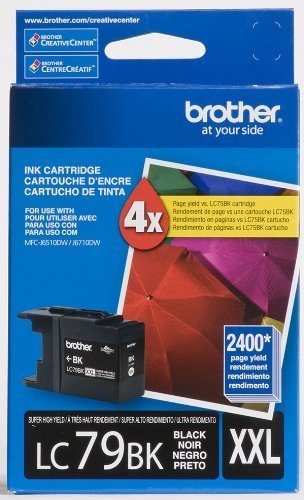 NEW Brother OEM Ink LC79BK (BLACK) (1 Cartridge) (Inkjet Supplies)