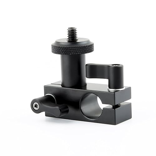 NICEYRIG 15mm Rail Block Rod Clamp Mount 90 Degree Angle for 15mm Rod DSLR Shoulder Rig