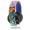 MightySkins Skin Compatible with Sony PS4 Gold Wireless Headset (Original Model ONLY) Headphones Sticker Skins Graffiti Wild Styles
