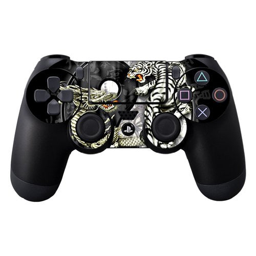 Protective Vinyl Skin Decal Skin Compatible with Sony Playstation DualShock 4 Controller wrap Sticker Skins Yin and Yang