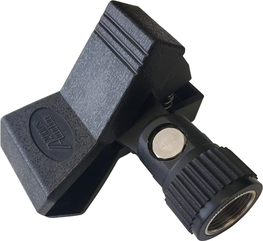 Audio 2000s AMC4171 Universal Microphone Clip Holder with Adapter (3 Pack)
