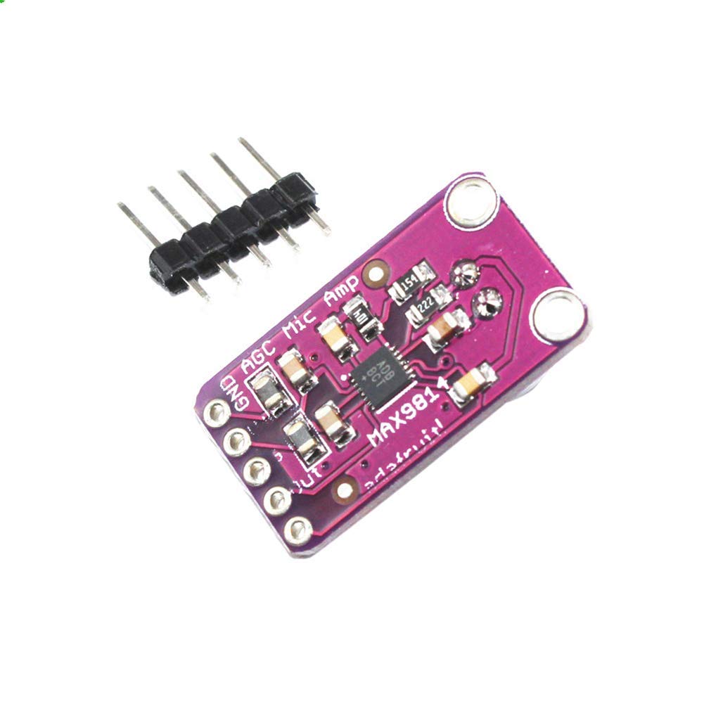 ACEIRMC 5pcs MAX9814 Electret Microphone Amplifier with Auto Gain Control for Arduino