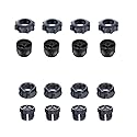 ThtRht 8 Set Retaining Nut with Thread Screw Replacement 17mm Ball Joint Mount Socket for Phone Holder Stand Clip Cradle Car Wireless Charger Bracket