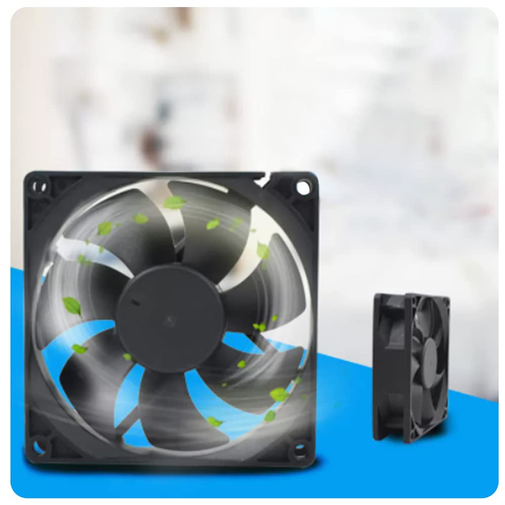Fielect 12V Brushless DC Cooling Fan 92x92x25mm Mini Cooling Fan Long Life Sleeve Bearing Computer Case Cooling Fan,0.3A 1Pcs