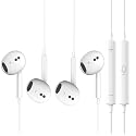 2 Packs Wired Headphones for iPhone 14 Earphones Wired Nosie Reduction Built-in Microphone&Volume Control Headsets?Earbuds for iPhone