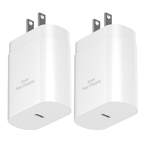 Samsung USB-C Super Fast Charging Power Adapter-25W PD Charger Block for Samsung Galaxy S26/S26 Ultra/S26+/S25 Ultra/S25/S25+/S24+/S24